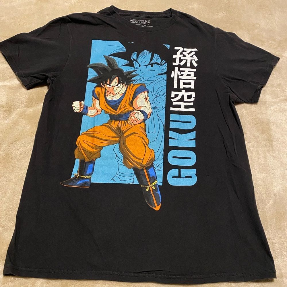 Dragonball Z Goku men’s T-shirt Medium Y2K Toei Animation vintage